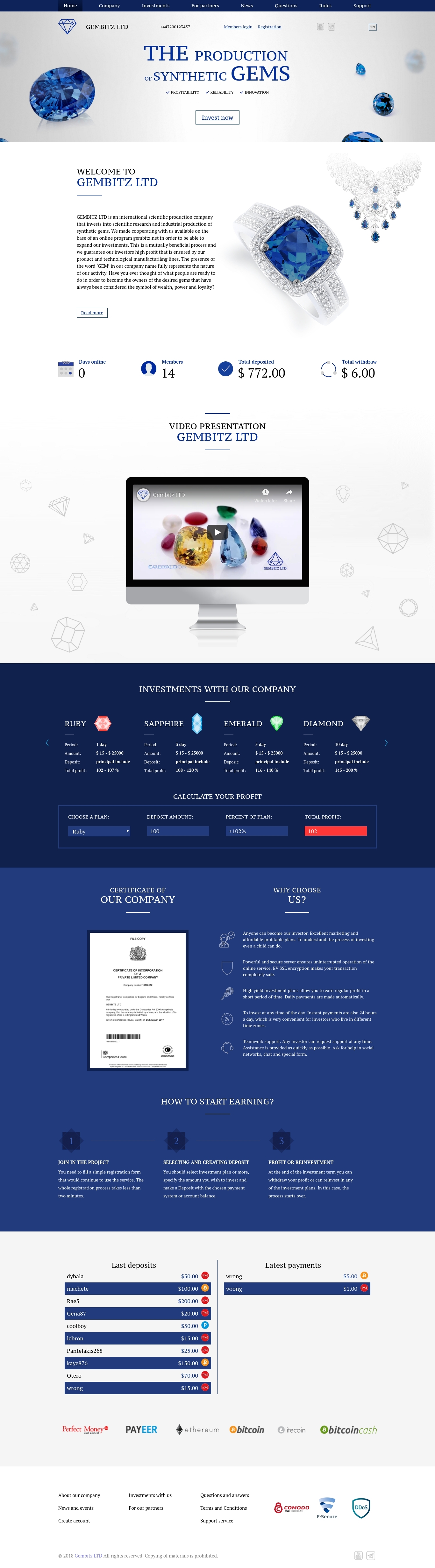 Хайп Gembitz LTD