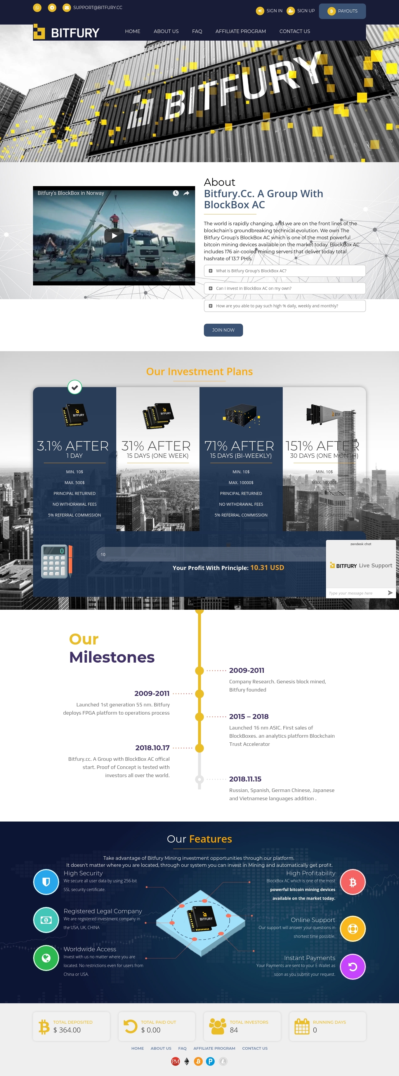HYIP проект Bitfury
