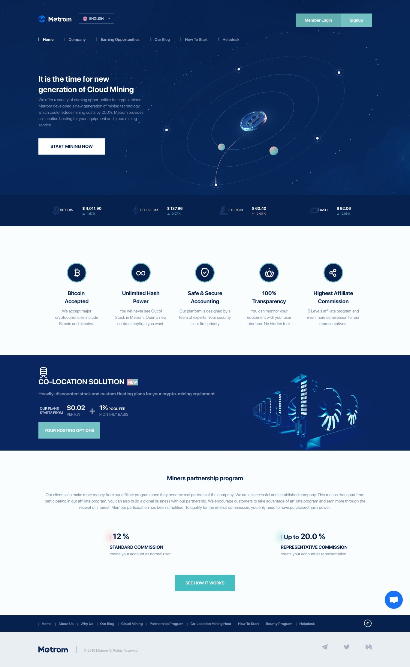 HYIP проект Metrom