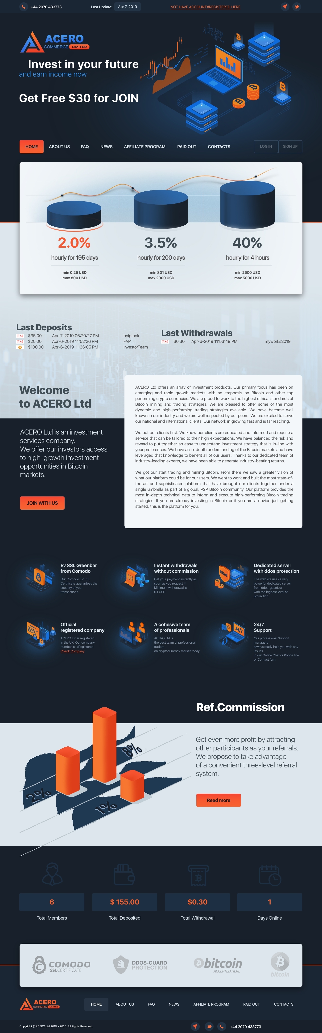 Игровой хайп проект Acerocommerce Игровой хайп проект Acerocommerce