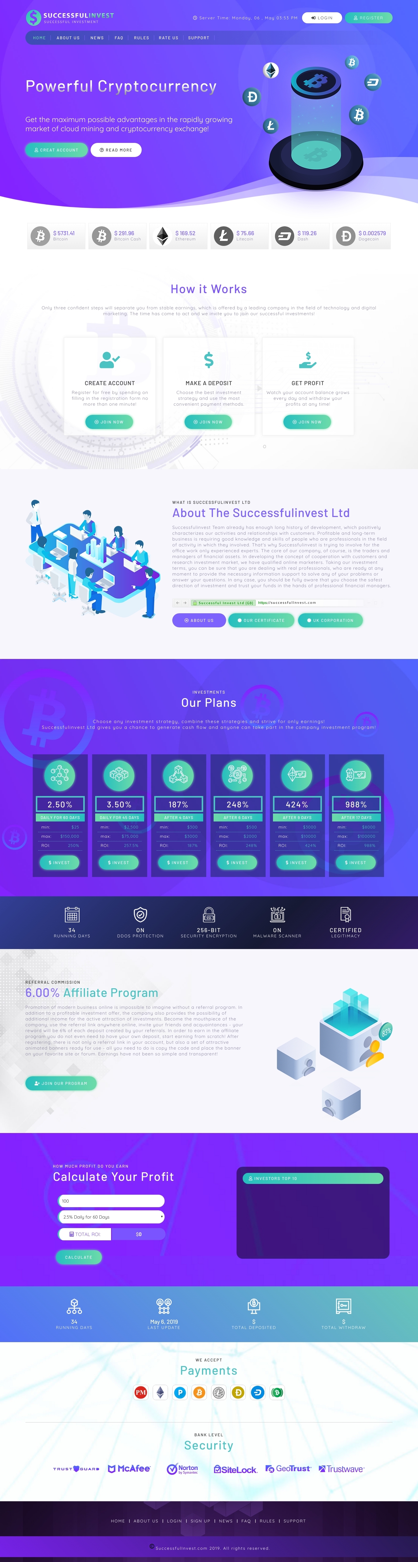 Инвестиционный хайп Successfull Invest
