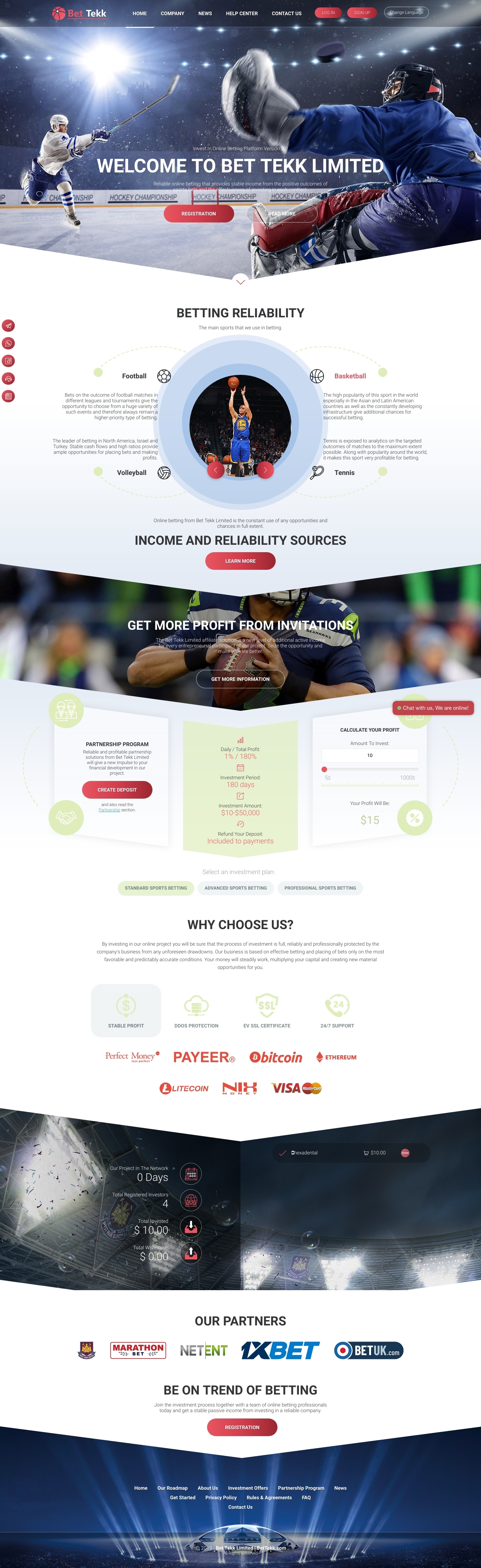 Игровой хайп проект Bet Tekk Limited Игровой хайп проект Bet Tekk Limited
