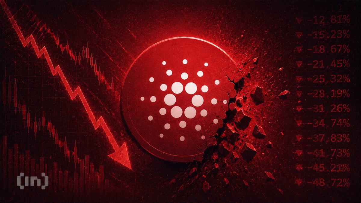 ADA Price Plunges 5% After Another Cardano Governance Mess ADA Price Plunges 5% After Another Cardano Governance Mess