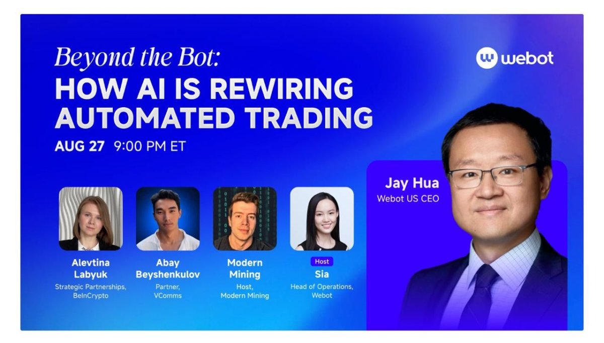 Webot to Host Expert Webinar on AI’s Role in Reshaping Automated Trading Webot to Host Expert Webinar on AI’s Role in Reshaping Automated Trading