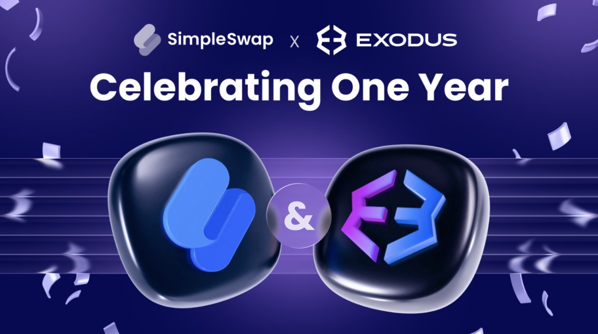 SimpleSwap Marks a Year Inside Exodus Wallet, Ships Five Partner Updates WithNo Integration Changes SimpleSwap Marks a Year Inside Exodus Wallet, Ships Five Partner Updates WithNo Integration Changes