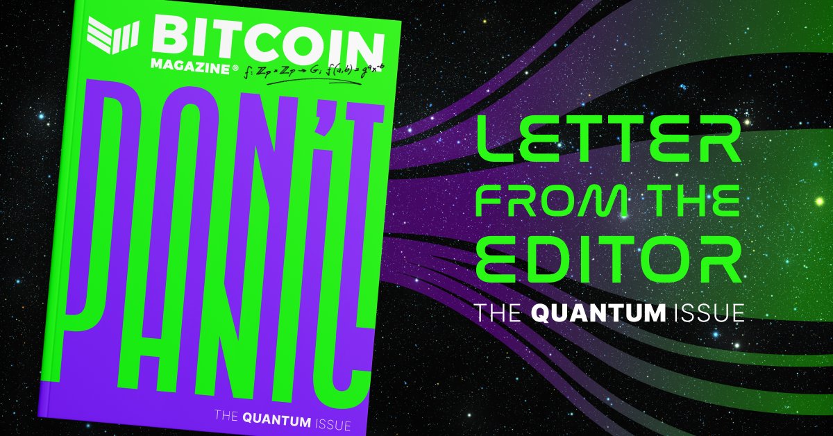 The Quantum Issue: Letter From The Editor