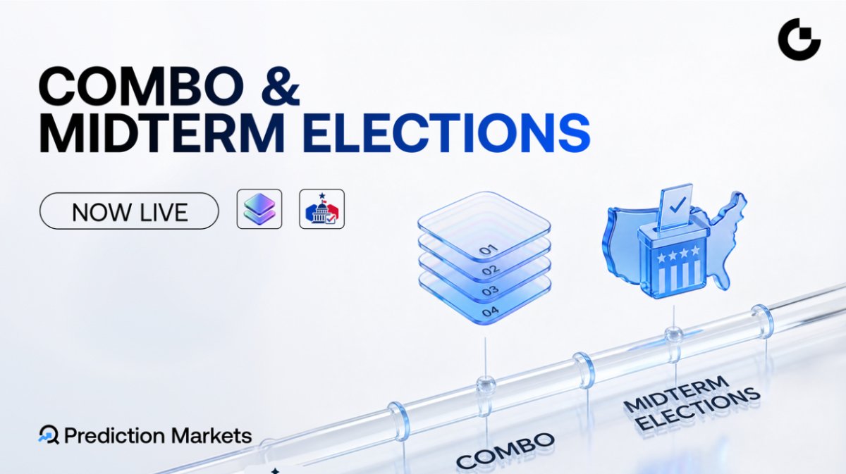 Gate Upgrades Prediction Markets: Introducing Combo Trading And U.S. Midterm Elections Hub Gate Upgrades Prediction Markets: Introducing Combo Trading And U.S. Midterm Elections Hub