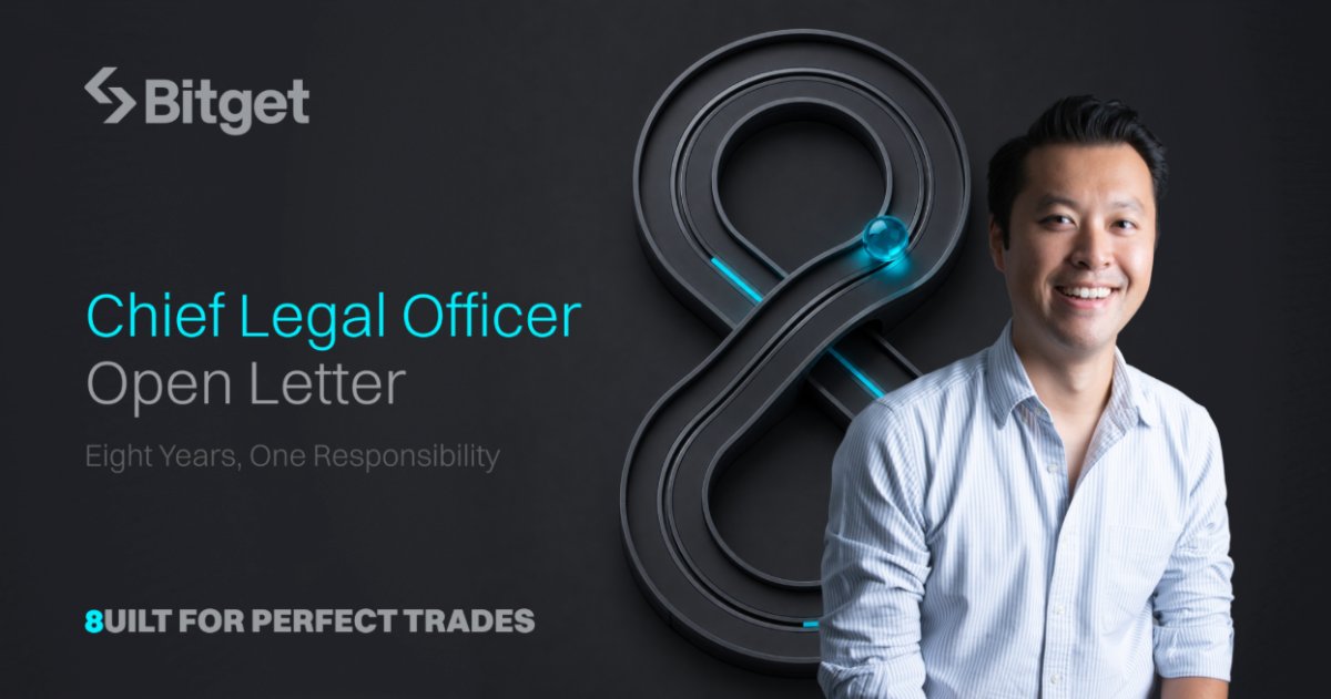 Bitget CLO Marks 8th Anniversary With Open Letter on Trust, Security and Compliance Bitget CLO Marks 8th Anniversary With Open Letter on Trust, Security and Compliance