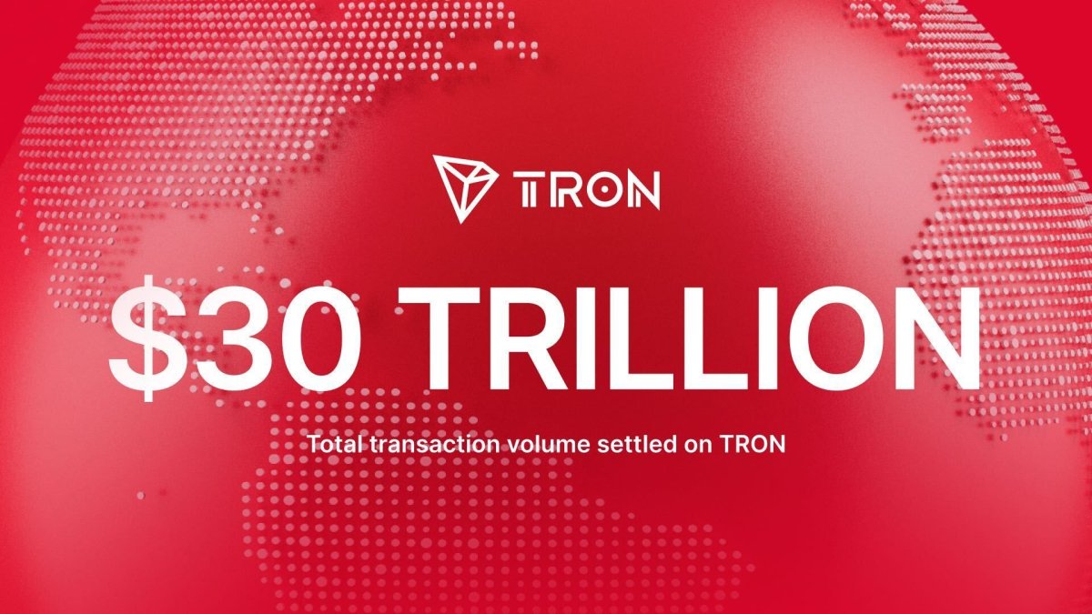 TRON Surpasses $30T in Total Transaction Volume as it Secures its Place as Leading Chain for Stablecoins TRON Surpasses $30T in Total Transaction Volume as it Secures its Place as Leading Chain for Stablecoins