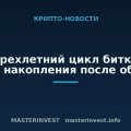 Четырехлетний цикл биткоина: фаза накопления после обвала