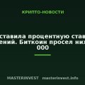 ФРС оставила процентную ставку без изменений. Биткоин просел ниже $64 000 ФРС оставила процентную ставку без изменений. Биткоин просел ниже $64 000