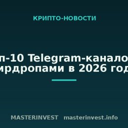 Топ-10 Telegram-каналов с аирдропами в 2026 году