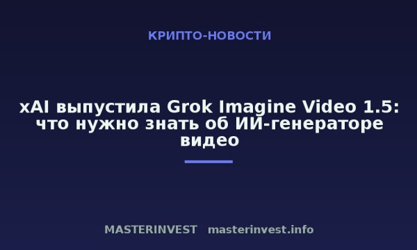xAI выпустила Grok Imagine Video 1.5: что нужно знать об ИИ-генераторе видео xAI выпустила Grok Imagine Video 1.5: что нужно знать об ИИ-генераторе видео