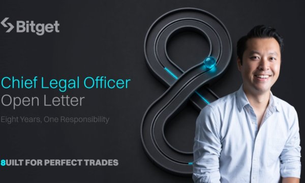 Bitget CLO Marks 8th Anniversary With Open Letter on Trust, Security and Compliance