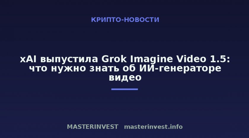 xAI выпустила Grok Imagine Video 1.5: что нужно знать об ИИ-генераторе видео xAI выпустила Grok Imagine Video 1.5: что нужно знать об ИИ-генераторе видео
