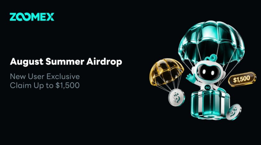 Zoomex Launches “August Summer Airdrop”: New Users Can Unlock Up to $1,500 in Combined Rewards and Exclusive Benefits Zoomex Launches “August Summer Airdrop”: New Users Can Unlock Up to $1,500 in Combined Rewards and Exclusive Benefits