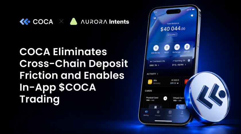 COCA Adds Cross-Chain Stablecoin Deposits Through Aurora Intents