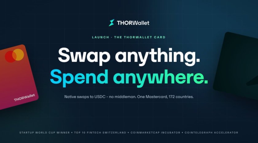 Swap Anything. Spend Anywhere. The THORWallet Card Is Live Swap Anything. Spend Anywhere. The THORWallet Card Is Live
