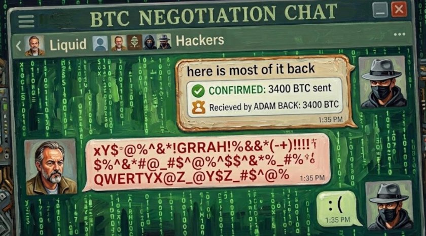Liquid Gets 3,400 BTC Back After On-Chain Talks; White Hats Keep 598.5 BTC Liquid Gets 3,400 BTC Back After On-Chain Talks; White Hats Keep 598.5 BTC