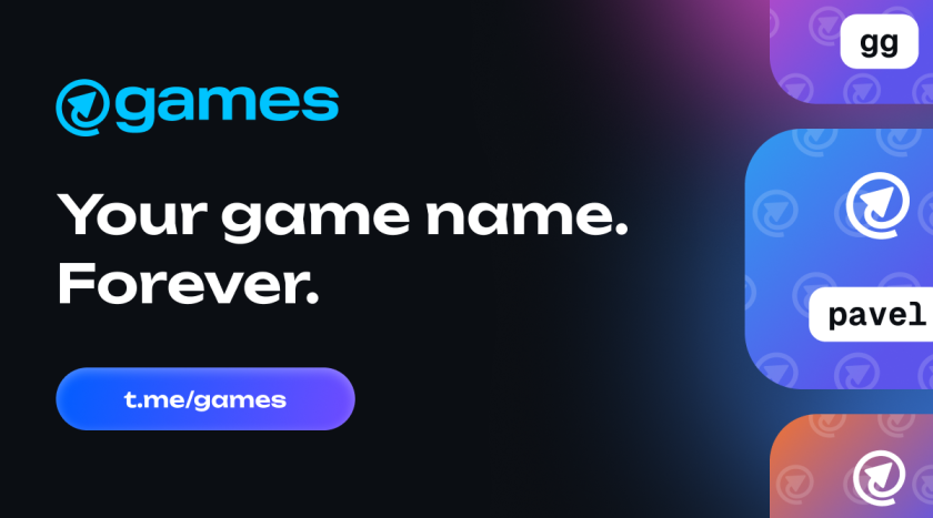 @games Launches Games Names for Decentralized Gaming Names and Profiles on TON