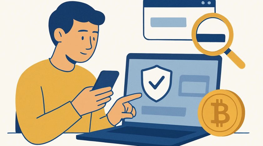 How to verify a crypto exchange deposit address before sending funds